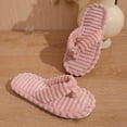 thumbnail image 5 of Xfvqtps Womens Fuzzy Flip Flops Winter Warm Flat House Shoes Soft Sole Non Slip Indoor Slides Cozy Ladies Home Slippers, 5 of 9