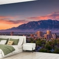 thumbnail image 2 of Peel and Stick Wallpaper Waterproof Albuquerque Cityscape Wall Mural Decor Self Adhesive and Removable 69in x 98in, 2 of 8