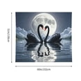 thumbnail image 4 of YXCXGO Black Swan Bedroom Posters Featured Tapestry Cool Poster 60x50 Inch, 4 of 7