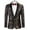 Butterfly-black, variant on COOFANDY Men's Floral Tuxedo Jacket Luxury Embroidered Stylish Suit Blazer Jacket for Wedding Party Dinner
