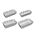 thumbnail image 1 of Juego de Contenedores de Cesta de Tablero Perforado de 4 Piezas, Cesta de Alambre de Metal Cuadrada, Ganchos para Cada Tablero para Almacenar Herramie, 1 of 8
