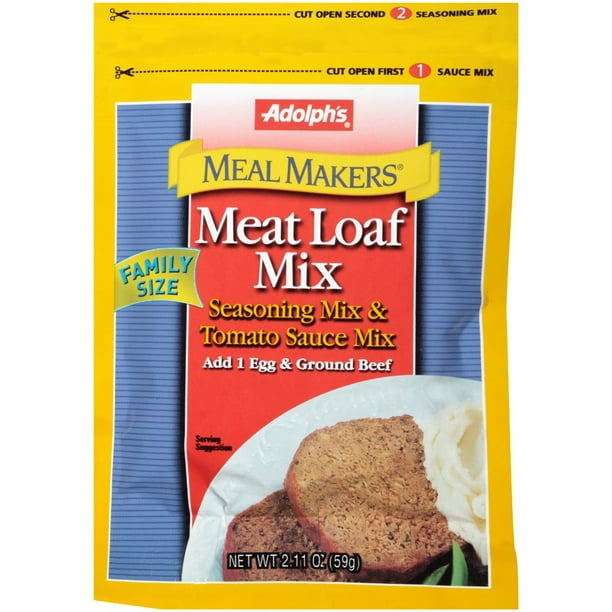 Adolph'sÃ Â® Meal Makers Family Size Meat Loaf Seasoning Mix, 2.11 oz