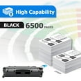 thumbnail image 4 of CE505X 05X Toner Cartridge Compatible Replacement for HP CE505X 05X Toner Cartridge for HP P2055 P2055DN P2055D P2055X P2050 High Yield Printer Black 2 Pack, 4 of 7