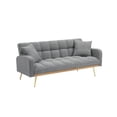 thumbnail image 6 of Newboti Furniture 69 Inch Sofa Bed Gray with Adjustable Teddy Sofa for Small Space Living Room and Bedroom BN.8749, 6 of 9