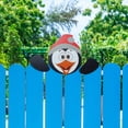thumbnail image 4 of Christmas Santa Claus Fence Peeker Decoration, Reindeer Peeking Garden Yard Art Xmas Home Patio DIY Holiday Decor Outdoor Cute Garden Fence Sign Ornament, 4 of 6