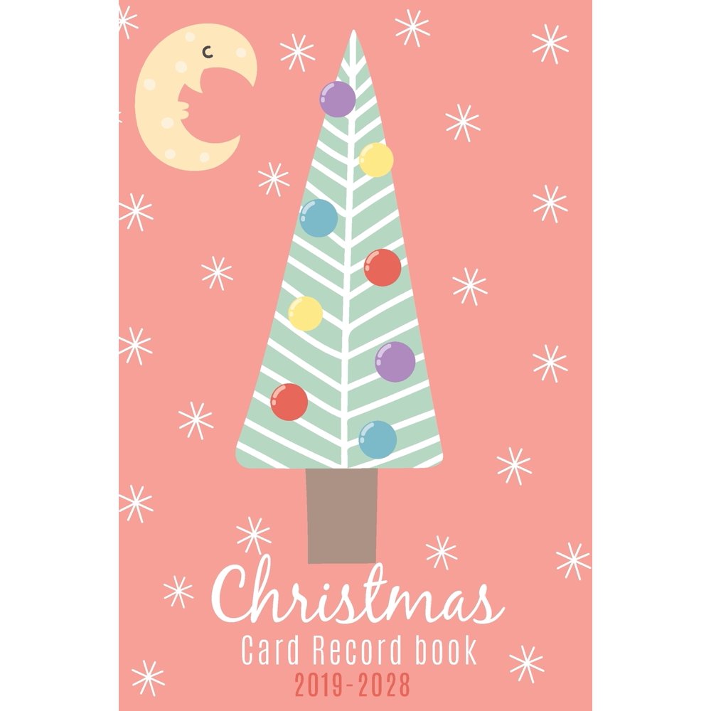 Christmas Card Record Book 20192028 10 Year Address List Mailing