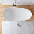 thumbnail image 4 of MEDUNJESS 67" Stone Resin Freestanding Bathtub, Modern Soaking Solid Surface Bathroom Freestanding Tubs with Pop-up Drain and Overflow, Matte White, 4 of 11