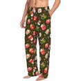 thumbnail image 2 of Balery red green coffee cup print Men's Pajama Pants,Ultra Lightweight Pjs,Lounge Pant-Small, 2 of 9
