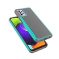 thumbnail image 6 of Tekcoo Cases for Galaxy A32 / Galaxy A52 / Galaxy A72 5G, Tekcoo [Tmajor] Shock Absorbing [Turquoise] Rubber Silicone & Plastic Bumper Grip Cute Sturdy Hard Phone Cases Cover, 6 of 7