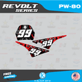thumbnail image 2 of Kalair GFX Graphics Kit for Yamaha PW80 (1990-2008) Revolt Series, 2 of 5