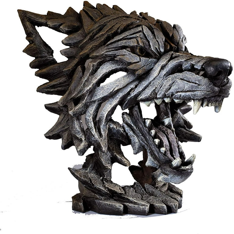 Enesco 6005331 Edge Sculpture Wolf Bust