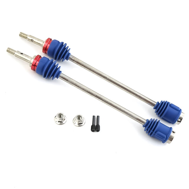 2PCS Steel Front and Rear Driveshaft CVD Drive Shaft 5451R Replacement for Traxxas E-/E-Maxx/T-Maxx/ 1/10 Remote Control Car Upgrade Parts