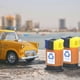 thumbnail image 3 of leyfeng Botes de basura en miniatura Botes de basura pintados Modelo de latas de camión de basura Sandtable Fairy House Street Scenery, 3 of 8