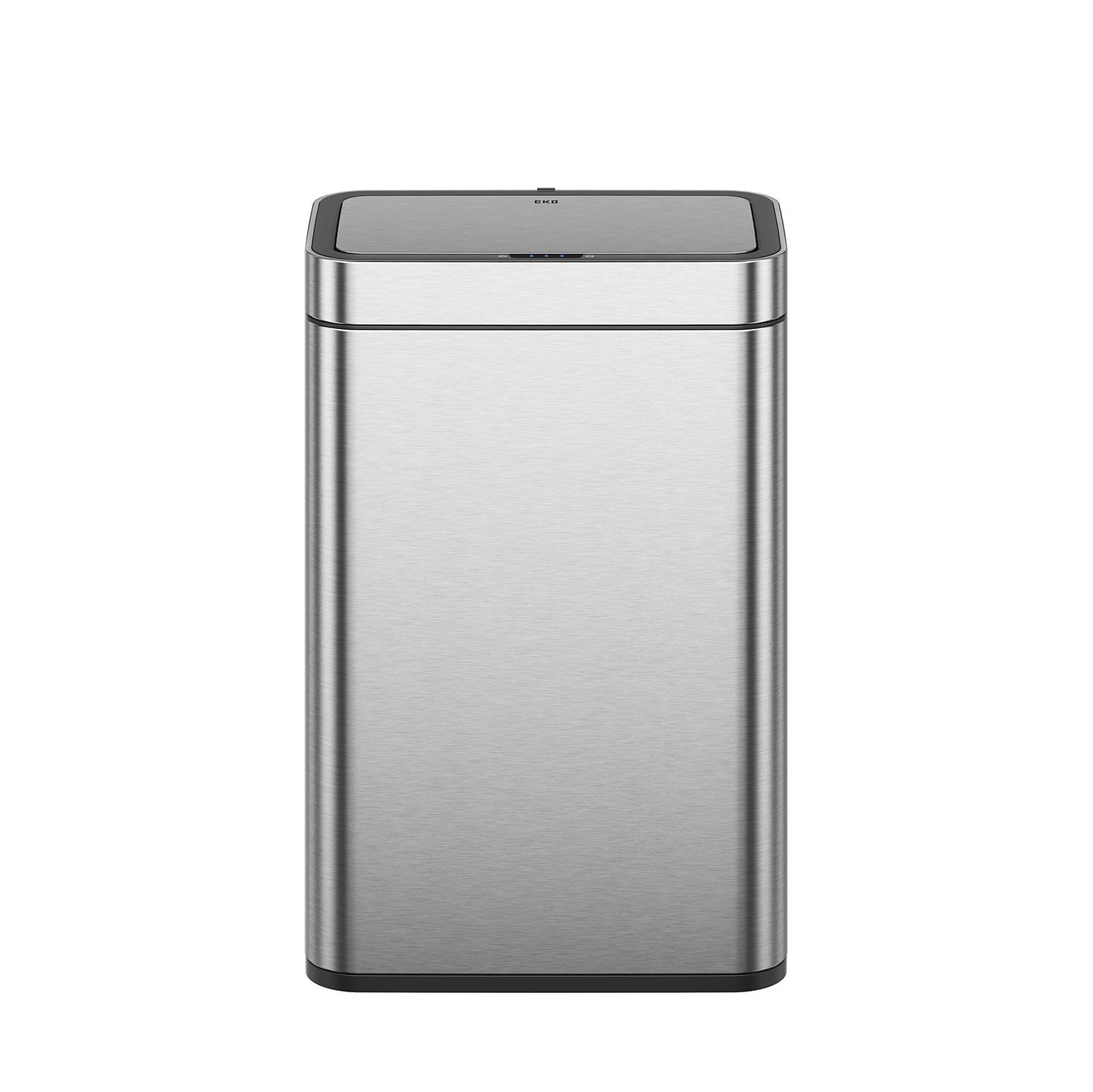 EKO Matte Stainless Steel Motion Sensor Kitchen Trash Can 13.2 Gallon