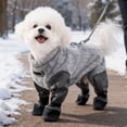 thumbnail image 3 of Dog Winter Snowsuit and Dirt Guard Pants, Full Body Warm Coat for Small Breed Dogs, Pet Outdoor Clothing with Booties, Thermal and Protective Jumpsuit for Cold Weather Walks, 3 of 4