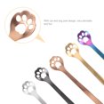 thumbnail image 6 of Eease 5pcs Cartoon Stainless Steel Coffee Spoon Cat/Dog Paw Shaped Tableware, 6 of 7