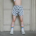 thumbnail image 4 of Uccdo 5-12Y Girls Summer Athletic Shorts Bike Shorts with Pocket, Kids Plaid/Dots Printed Active Gymnastics Yoga Running Shorts, 4 of 5