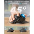 thumbnail image 2 of Ratón Trackball Inalámbrico SABLUTE Ergonómico Bluetooth Azul, 2 of 8
