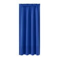 thumbnail image 2 of Btomtd Heat Insulating Blackout Curtains for Living Room, Scandinavian Solid Color Curtains for Bedroom, Silk Like Kitchen Curtains - 37.79"x44.88", Blue, 2 of 4