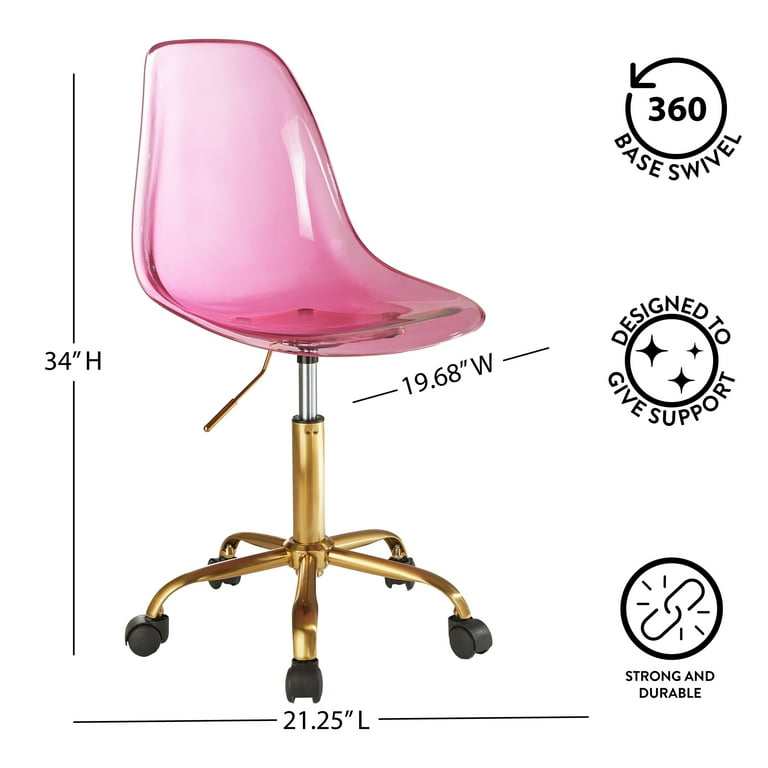 Pink office chair walmart hotsell