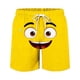 thumbnail image 4 of Pantalones cortos de playa para niños y niñas, de color liso, con estampado de expresión, transpirables y con bolsillos, para verano, 4 of 6