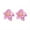 Pink, variant on Sweet Fashion Flower Dangle Earrings for Women Ethnic Style Frosted Floral Pendant Earring Temperament Jewelry Gifts
