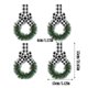 thumbnail image 2 of Juego de 12 coronas navideñas para centro comercial, mini coronas para gabinetes de cocina, anillos de velas con frutos rojos, pequeñas coronas decorativas para gabinetes de cocina, pequeñas coronas, 2 of 3