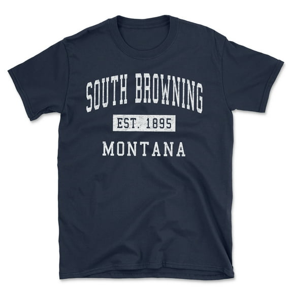 South Browning Montana Classic Established Men's Cotton T-Shirt