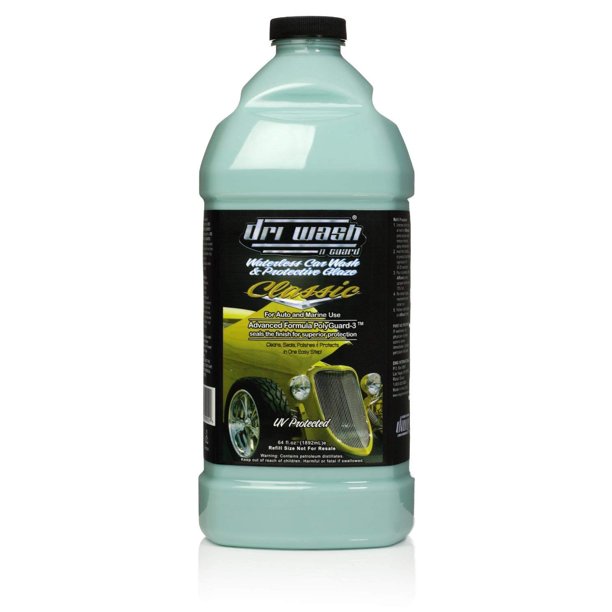Case of DRI WASH 'n GUARD 64oz Classic Waterless Car Wash and