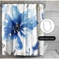thumbnail image 5 of Americanflat 71x74 Floral Shower Curtain  100% Polyester Shower Curtain with 12 Hooks  Shower Curtains for Bathroom  Shower Curtain Art by PI Creative Art, 5 of 10