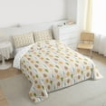 thumbnail image 3 of Homewish Country Leaves Bedding Comforter Set,Plam Leaf Twin Comforter Sets,Boho Bohemain Bedding Set For Men Women,Microfiber Bedroom Decor Reversible,2 Pieces, 3 of 8