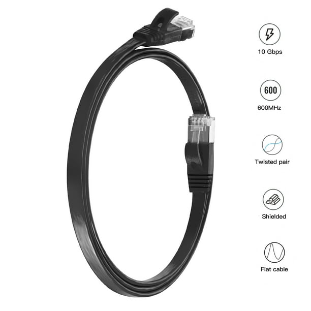 Cat 7 Cable 3.3 ft (1Pack) Cat7 Patch Cable, Cat 7 Patch