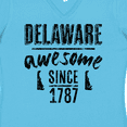 thumbnail image 4 of Inktastic Delaware Awesome Since 1787 Women's V-Neck T-Shirt, 4 of 5