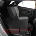 thumbnail image 6 of EKR Custom Fit Chevrolet Equinox Car Seat Covers for Chevy Equinox Premier,LS,LT,L,RS 2018 2019 2020 2021 2022 2023 2024-Breathable Leather Auto Seat Covers(Full Set,Black/Gray), 6 of 7
