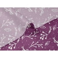 thumbnail image 5 of oneOone Velvet Dark Magenta Fabric Florals Craft Projects Decor Fabric Printed By The Yard 58 Inch Wide, 5 of 5
