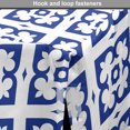thumbnail image 4 of Abstract Dog Crate Cover, Repeating and Art Deco Inspired Vintage Motifs on a Plain Background, Easy to Use Pet Kennel Cover Small Dogs Puppies Kittens, 7 Sizes, Persian Blue and White, by Ambesonne, 4 of 6