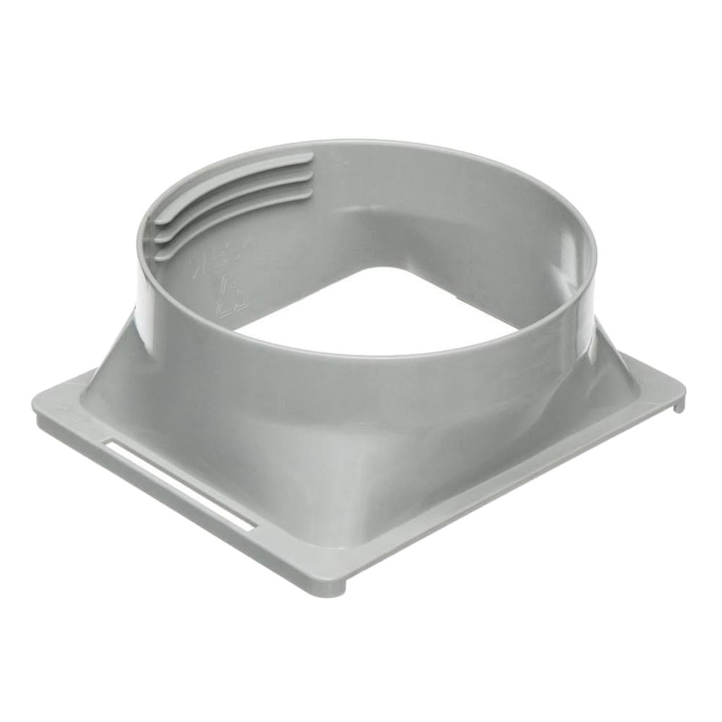 Exhaust Hose Interface for Portable Air Conditioner Exhaust Hose - Gray, Square