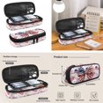 thumbnail image 6 of Yuyamidu Patriotic Bow Print 17 Inch School Kids Set 4Pcs with Lunch Box Pencil Case Water Bottle Sleeve, Adjustable Padded Straps Bookbag for Kids Teens Girls, 6 of 7