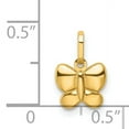 thumbnail image 3 of G & W 14k Polished Butterfly Childrens Charm, 3 of 3