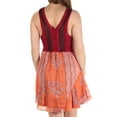 thumbnail image 2 of Free People Womens Katies Crochet A-Line Dress Red Combo XS, 2 of 2