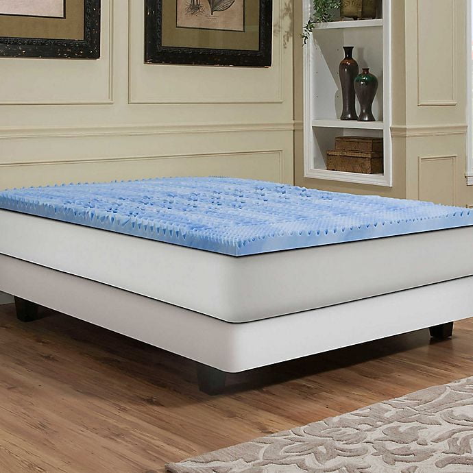 Independent Sleep 2.5Inch Gel Memory Foam Convoluted King Mattress