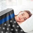 thumbnail image 2 of Police Retirement Gifts, Police Retirement Decorations for Men, Best Retirement Gifts for Police Officers from Family Friends Coworkers, 50"x60" Throw Blanket for Retired Police Officers Men, 2 of 6