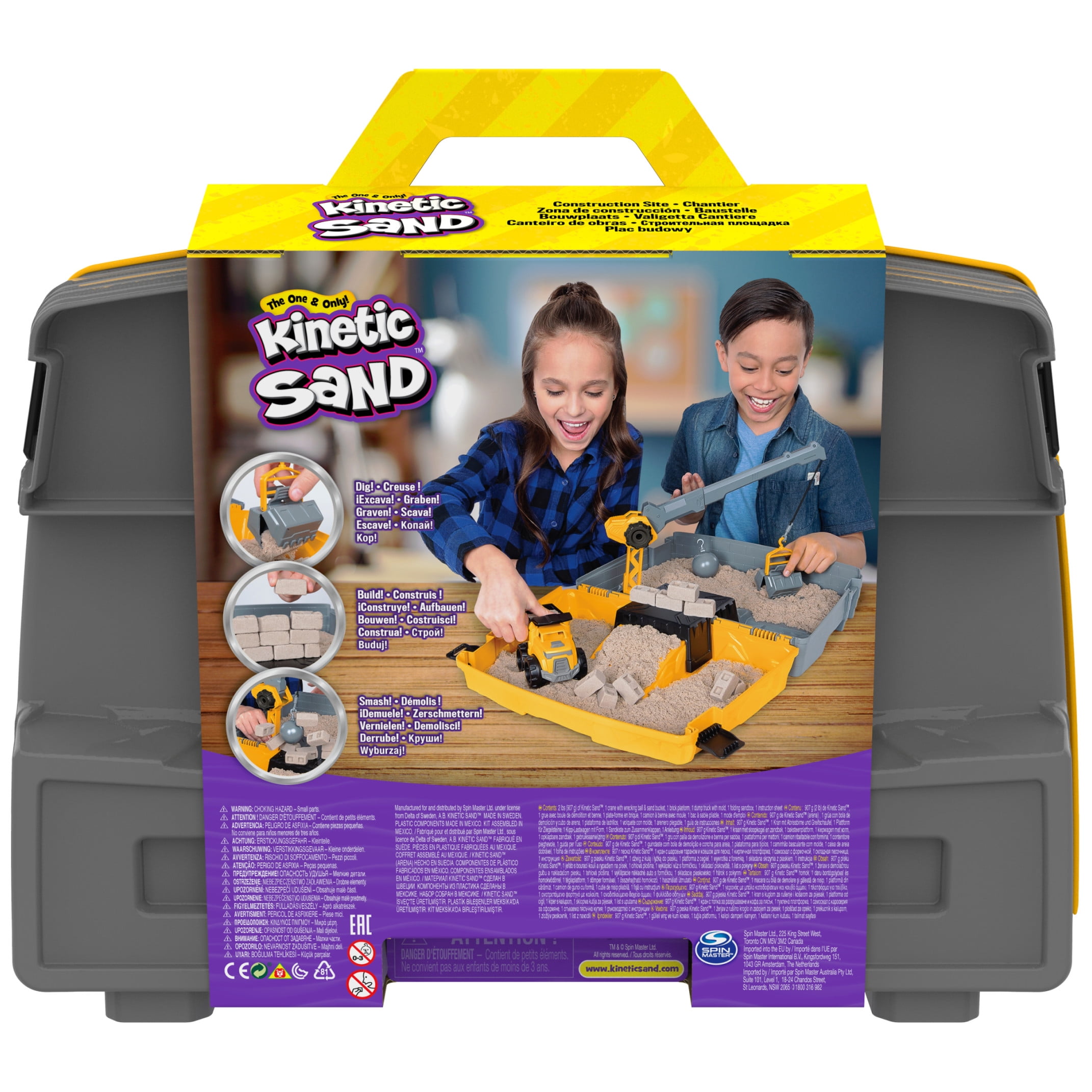 Construction Site Folding Sandbox Playset with Kenya Ubuy