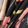 thumbnail image 3 of Nouveaux Hauts d'Été pour Femmes 2023 Manches Longues Mode Col Rond Manches 3/4 Imprimé Blouses Décontractées pour Sorties Chemises Grande Taille pour Femmes, 3 of 6