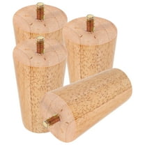 MLINS  4 Pcs Furniture Leg Risers Bed Frame Legs Replacement Khaki