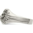 thumbnail image 5 of Stainless Steel Antiqued And Polished Lion Head Ring (Size 10) Made In China sr637-10, 5 of 6
