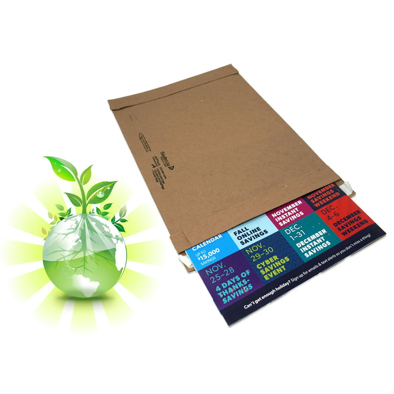 Eco Friendly Brown Kraft Heavy Duty Paper Padded Mailers! Cushioned  Recyclable Mailing Envelopes