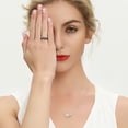 thumbnail image 7 of JO WISDOM Infinity Heart Promise Rings for Her Sterling Silver Friendship Ring, 7 of 7