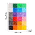 thumbnail image 3 of 24-Color 8400pcs Fuse Beads Crafting Set Iron-On Beads Kit for Jewelry & Decor, 3 of 6