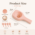 thumbnail image 2 of 4 pcs Dumpling Mold Silicone Baozi Maker, for Flower Shaped Steamed Buns, Soft Non-Stick Design Matching Cavities Form Radial Pleats Around Filling and Gentle Tap Releases Each Portion,, 2 of 7